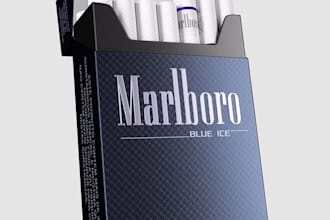 do product packaging design , amazon box, cigarette box and cannabis box
