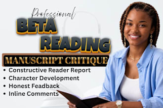 provide reader report, beta read romantasy, sensitivity manuscript critique