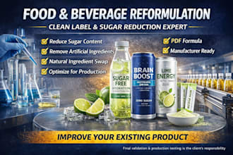 reformulate your food or beverage for clean label or sugar reduction