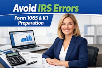 prepare form 1065 and schedule k1 for partnership tax returns