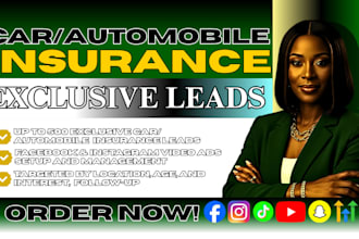 500 exclusive USA car insurance leads, auto, car insurance leads, google ads