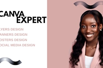 be your canva expert designer canva flyers canva posters canva banners