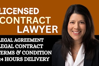 draft and review legal agreement contract court document, legal complaint letter