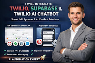 integrate twilio supabase twilio ivr studio twilio ai chatbot