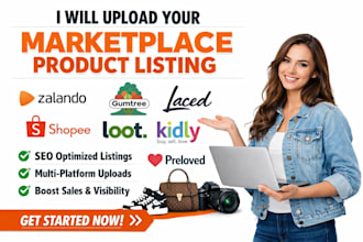 upload gumtree laced shopee loot kidly preloved  marketplace product listing