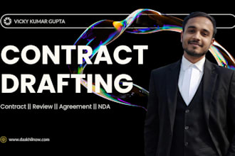 draft legal contracts, agreements