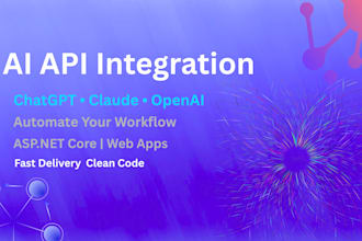 integrate ai API into your asp dotnet or web application to automate workflows