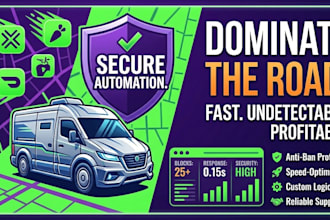 build a secure, undetectable amazon flex bot and driver automation tool