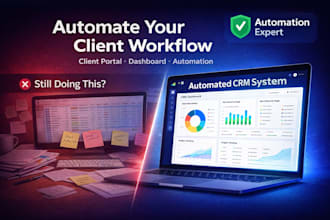 build airtable softr client portal database and automation system