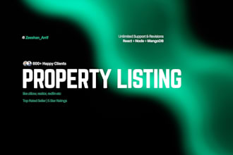 build a property listing website like zillow realtor redfin