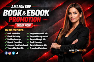 build amazon KDP ebook promotion professional ebook marketing sales funnel