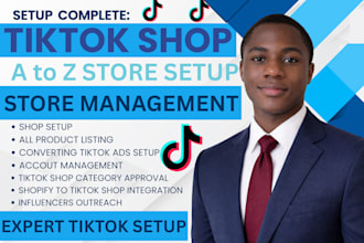 do tik tok shop setup product listing and full optimization for high sales