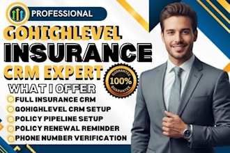 do insurance crm gohighlevel auto renewal policy automation phone number verify