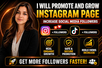 promote and grow instagram page facebook shop setup social media manager