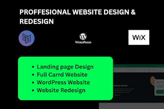 design carrd website, redesign carrd, carrd landing page, carrd website design