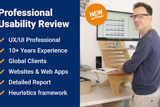 do a professional usability review of your website or app