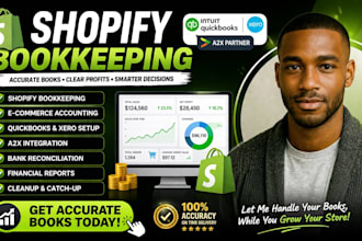 do shopify bookkeeping ecommerce accounting quickbooks xero