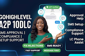 set up gohighlevel a2p 10dlc and SMS compliance