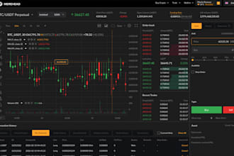 develop a complete crypto exchange website cex platform