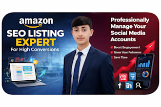 write amazon SEO listing and product description that ranks and converts