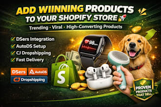 add winning trending shopify dropshipping products dsers autods cj droshipping
