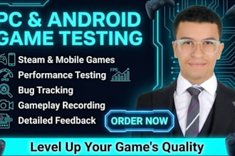 technical playtesting and QA analysis for steam games