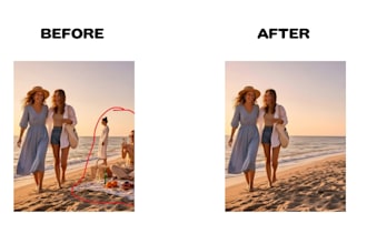 change the background in a photo