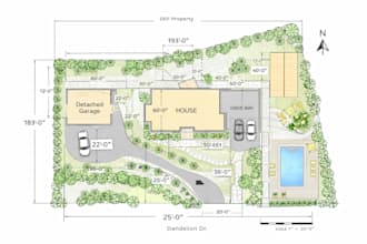 draw site plan, plot plan of your property for city permit very fast in autocad