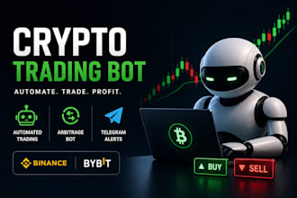 build crypto trading bot or arbitrage bot