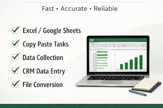 simple data entry tasks