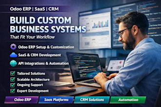develop odoo erp odoo customization website odoo modules saas developer bug fix