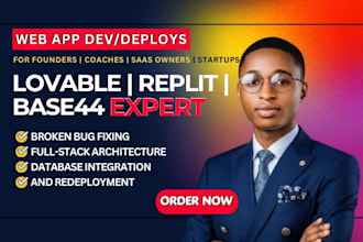 fix broken lovable website replit app base44 app backend bugs app deployment