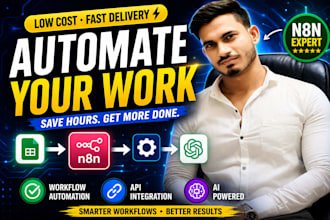 build n8n automation workflows for your business at low cost