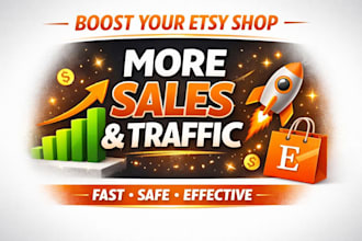 do etsy promotion to boost your etsy shop traffic, sales and seo