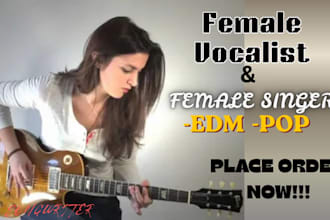 female singer indie pop vocals edm pop song female pop rock vocals edm singer