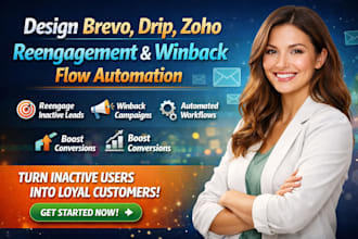 design brevo drip zoho reengagement winback flow automation conversion