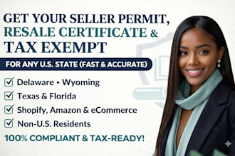 get delaware, wyoming, illinois, georgia seller permit and resale certificate