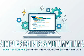 create a simple script or automation to save you time