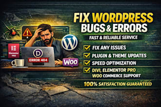 fix wordpress bugs website errors divi issue
