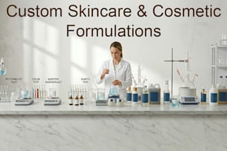 create custom skincare and cosmetic formulations for your brand