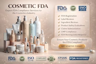 be your cosmetic fda consultant for compliance registration