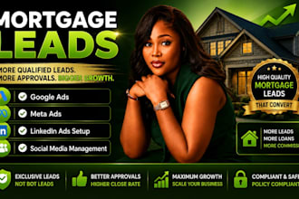 mortgage leads homeowners leads broker leads marketing facebook ads google ads