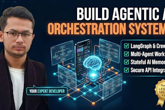 architect a langgraph or crewai multi agent orchestration blueprint