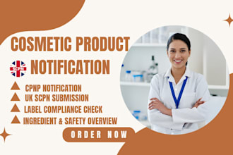 guide or notify your cosmetic product on cpnp, scpn on eu uk portal