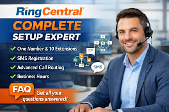 configure ringcentral voip IVR call flow