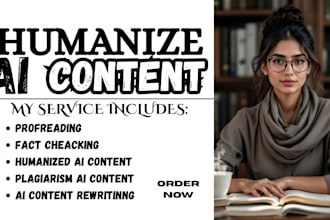 manually rewrite, paraphrase, and humanize ai content with expert editing