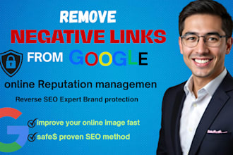 do online reputation management, ORM, services to suppress negative links