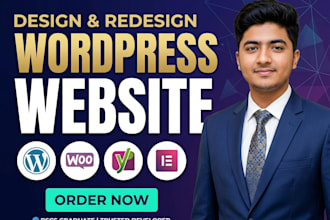 design or redesign a responsive wordpress website