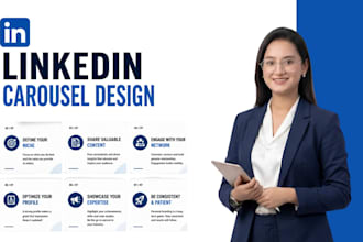 design professional linkedin carousel posts