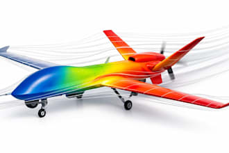 perform uav drone cfd aerodynamic analysis for fixed wing and multirotor